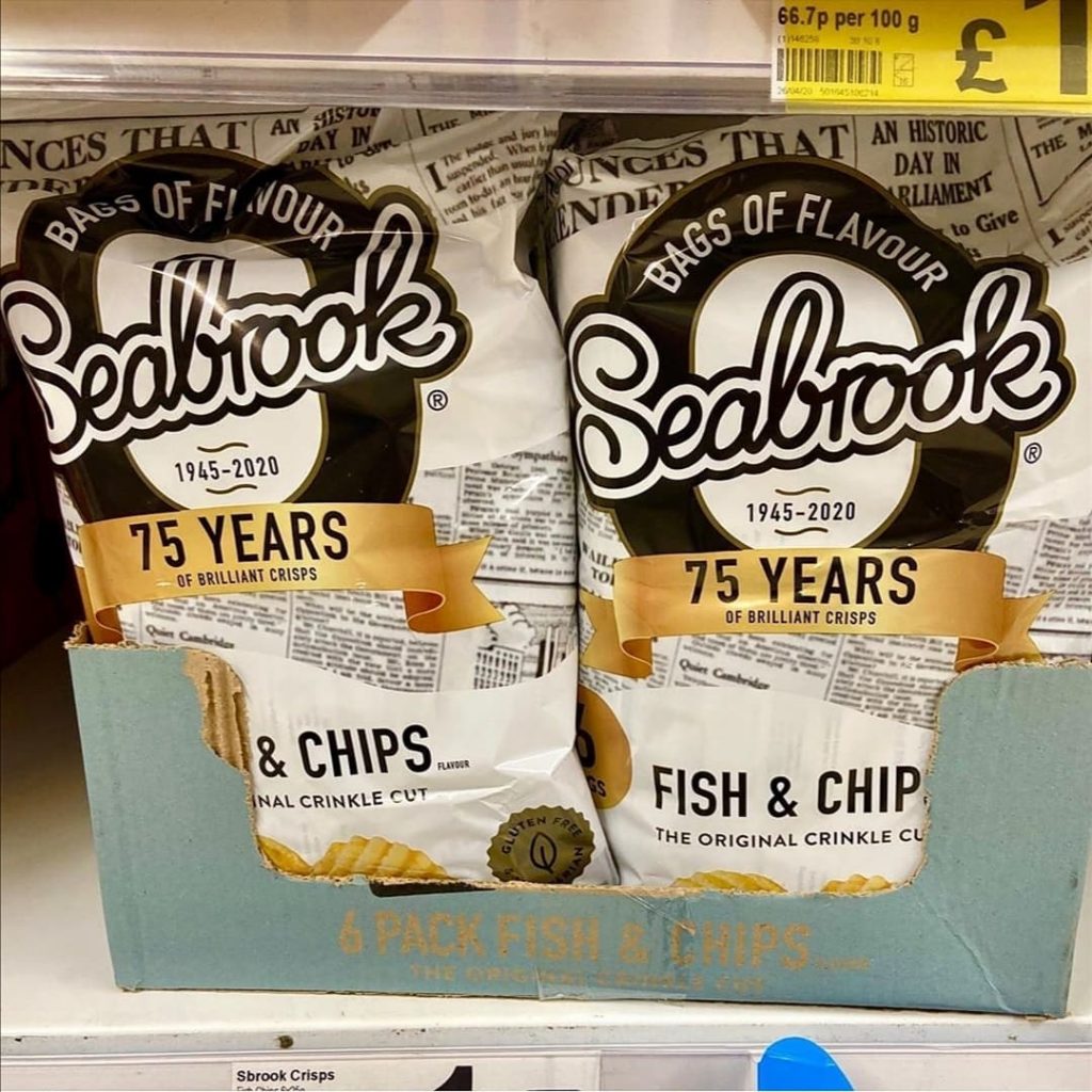YorkshireBased, Seabrook Crisps Celebrates 75 Years With Limited