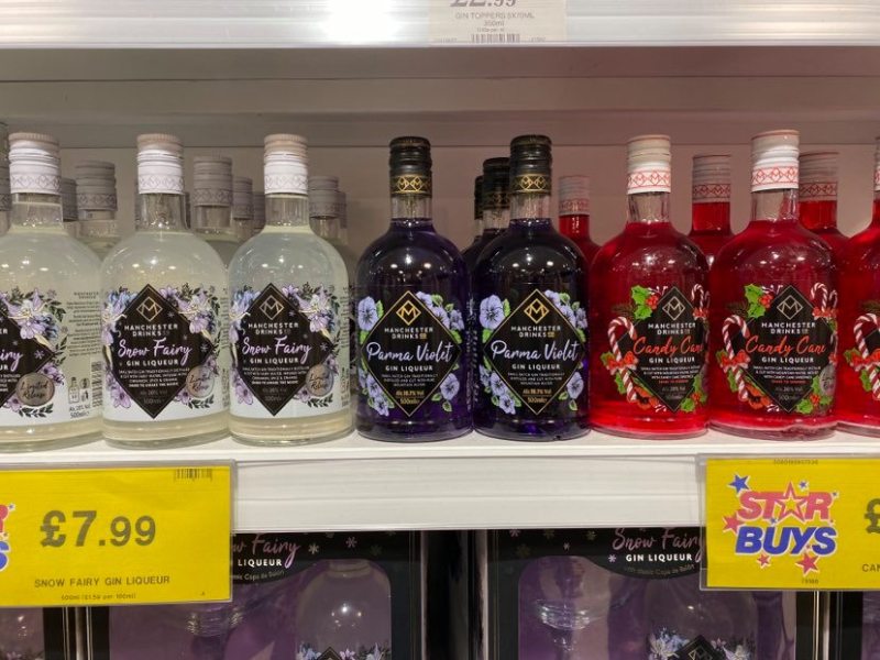 Home Bargains Is Selling £8 Glittery Christmas Gins And They're