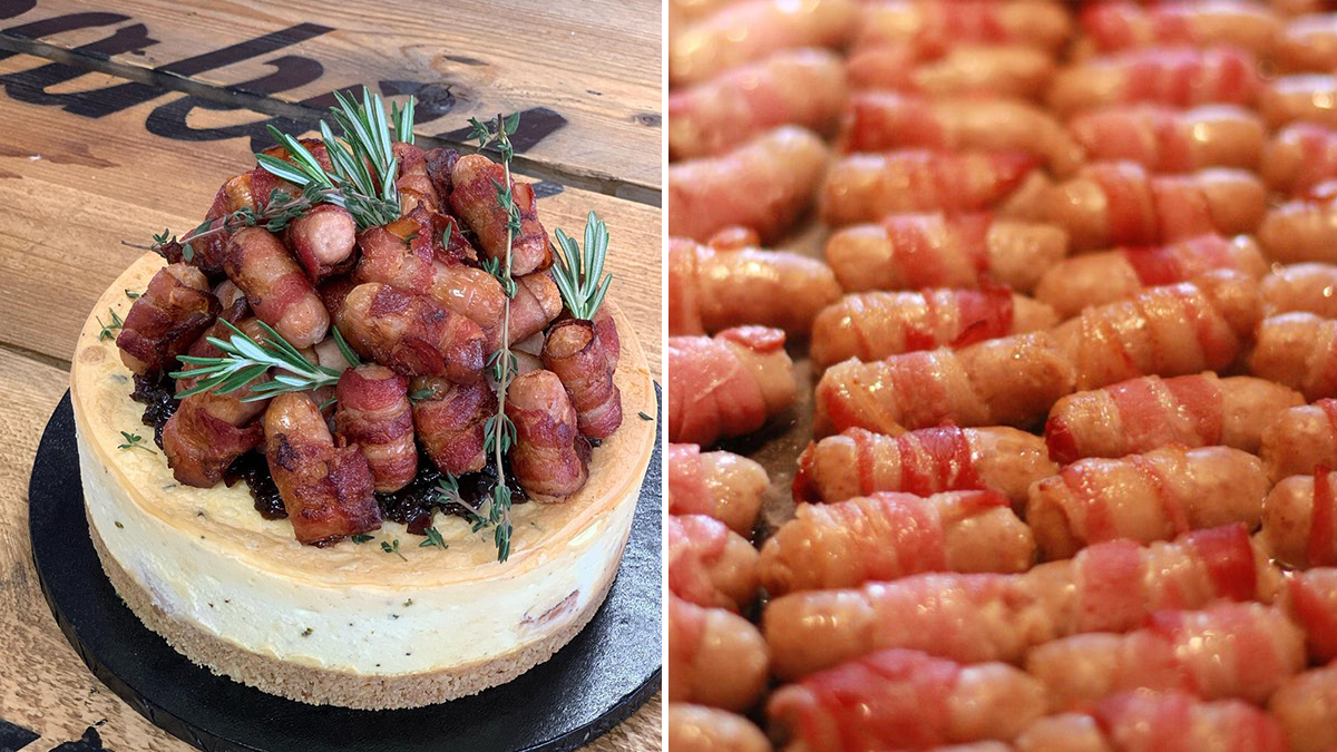 Pigs In Blankets Cheesecake Now Exists And We Don't Know How To Feel
