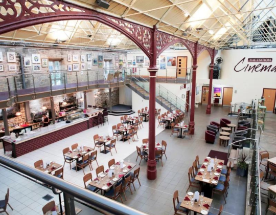 The Converted Train Station That’s Now A Cinema, Food Market & Art Gallery