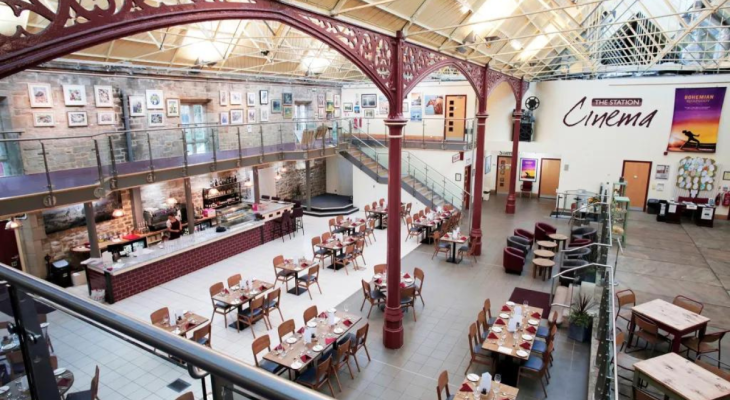 The Converted Train Station That’s Now A Cinema, Food Market & Art Gallery