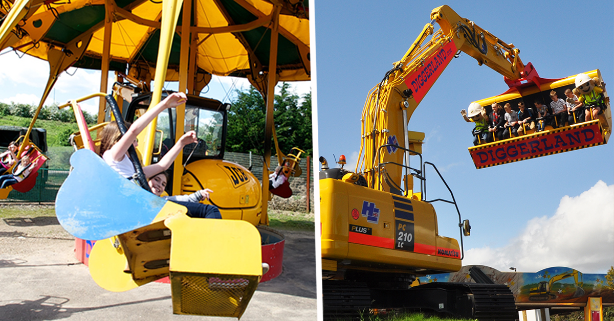 Castleford Rides Insane Rides Diggerland Castleford Yorkshire: Family Day Out - The Yorkshireman
