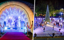 Leeds Millenium Sqaure Is Hosting A Cosy Igloo Bar, Festive Street Food & Huge Ice Rink This Christmas