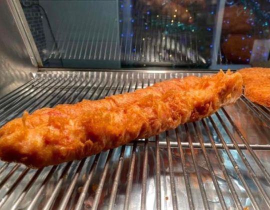 This Yorkshire Chippy Serves Up A One-Foot Battered Pig In Blanket – And We Need To Try It
