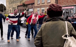 Watch This Yorkshire Haka At Towns Boxing Day Tug Of War Tradition