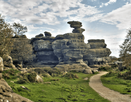 The Weird & Wonderful Labyrinth Of Rocks In The Yorkshire Countryside