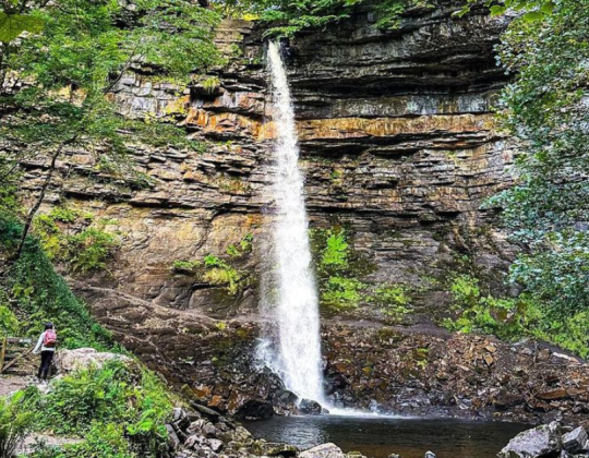 This Yorkshire Dales Hardraw Force Waterfall Is The Highest Unbroken Waterfall In England