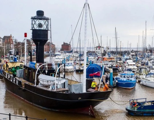 Hull’s Historic Spurn Lightship Towed To New Berth As Immersive Museum Set To Open