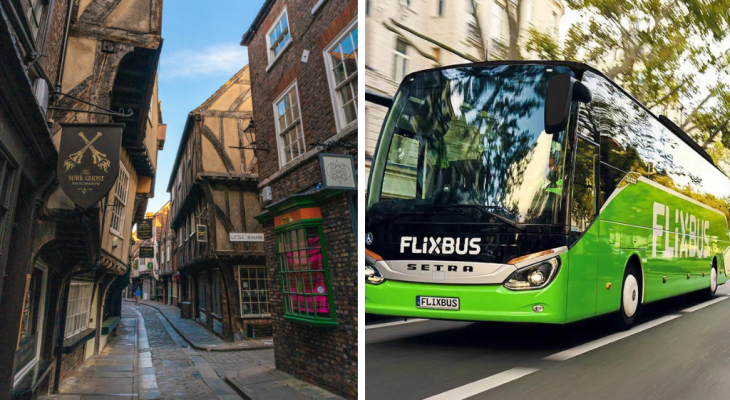 A New Bus Service Has Launched From York To Leeds And Manchester From Just £3.99