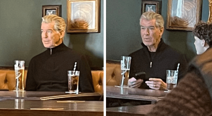 Ex-James Bond Star Pierce Brosnan Spotted In Yorkshire Bar