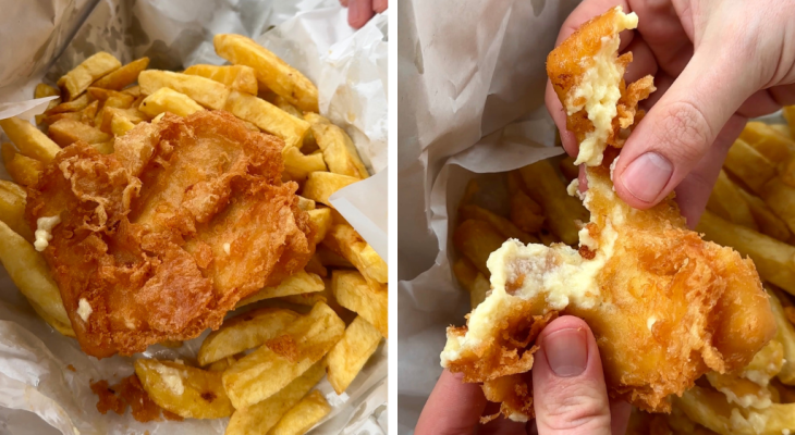 This Yorkshire Dales Chippy Serves Deep-Fried Wensleydale Cheese