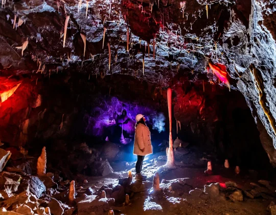The Amazing Yorkshire Cave That Glows Ultraviolet In The Dark