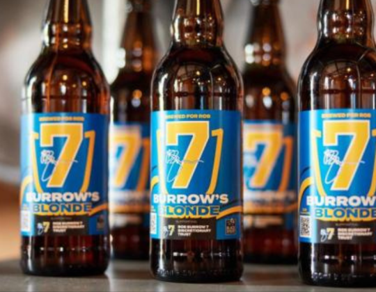 Yorkshire Beer Created To Honour Leeds Rhino Icon Rob Burrows Raises £20,000 For Charity