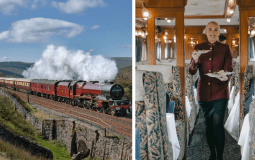 Britain’s Most Luxurious Train Makes Rare Visit To Yorkshire Station