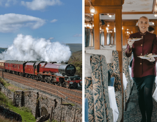 Britain’s Most Luxurious Train Makes Rare Visit To Yorkshire Station