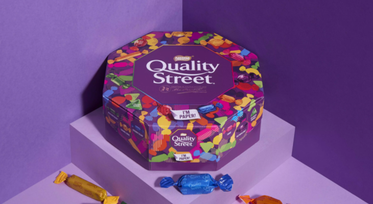Nestlé Trials Quality Street Paper Tubs In Certain Tesco Stores