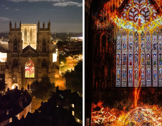 Immersive Light & Sound Show At York Minster Marks 40th Anniversary Of Devastating Fire