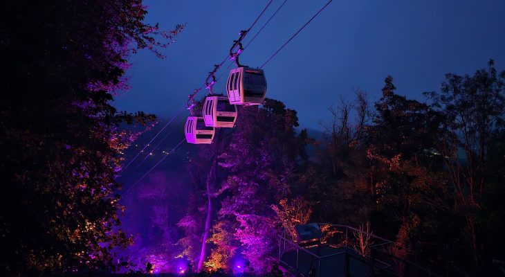 The Real Life ‘Ski Village’ With Cable Cars & Festive Lights Just 1 Hour From Yorkshire