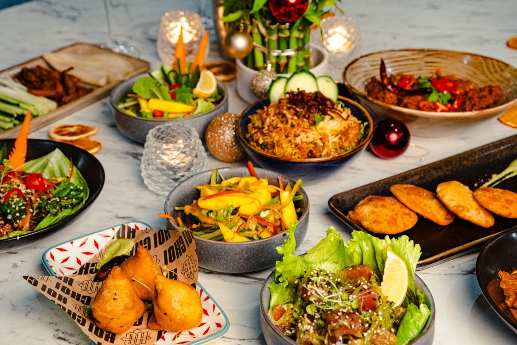 A selection of Pan-Asian small plates at Hoi Choi Doncaster. 