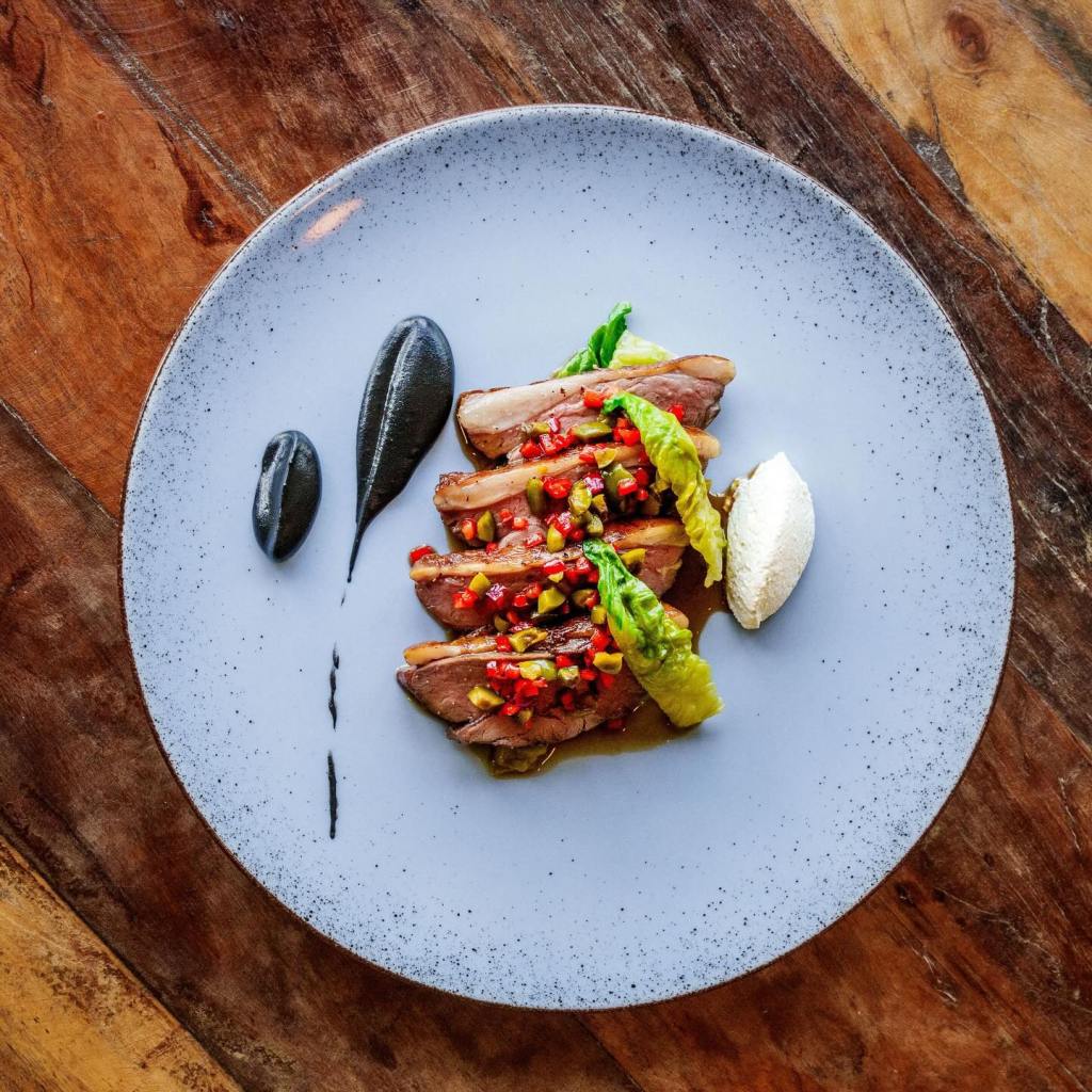 A fine dining dish at Homestead Kitchen, Goathland. 