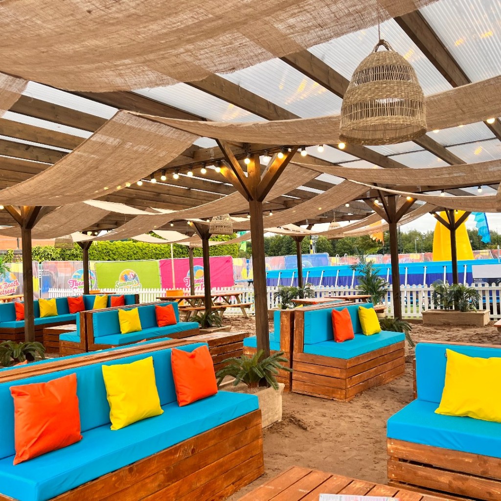 The Beach Retreat at Summer Beach Club Meadowhall. 
