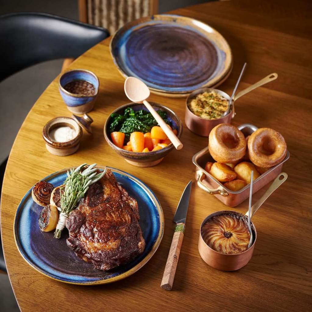 A Sunday roast at The Angel at Hetton. 