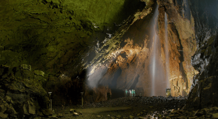 The Highest Unbroken Underground Waterfall Is In Yorkshire Dales