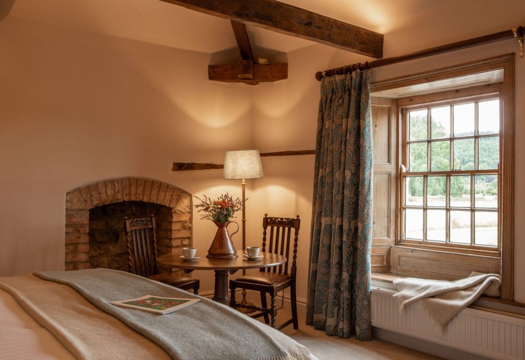 A view of a bedroom at The Abbey Inn Byland.