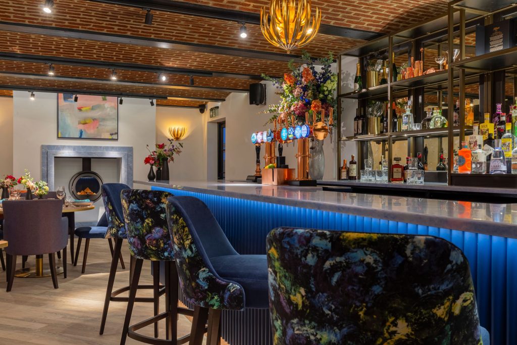 The new bar at The Wainstones Hotel in North Yorkshire. 