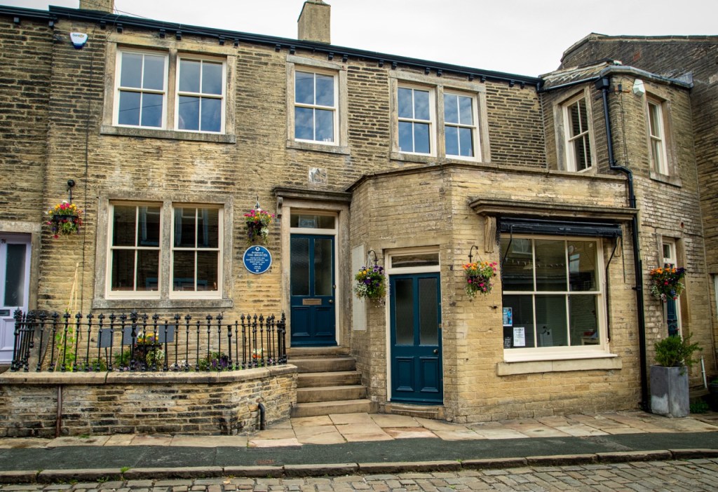 The exterior of Brontë Birthplace.