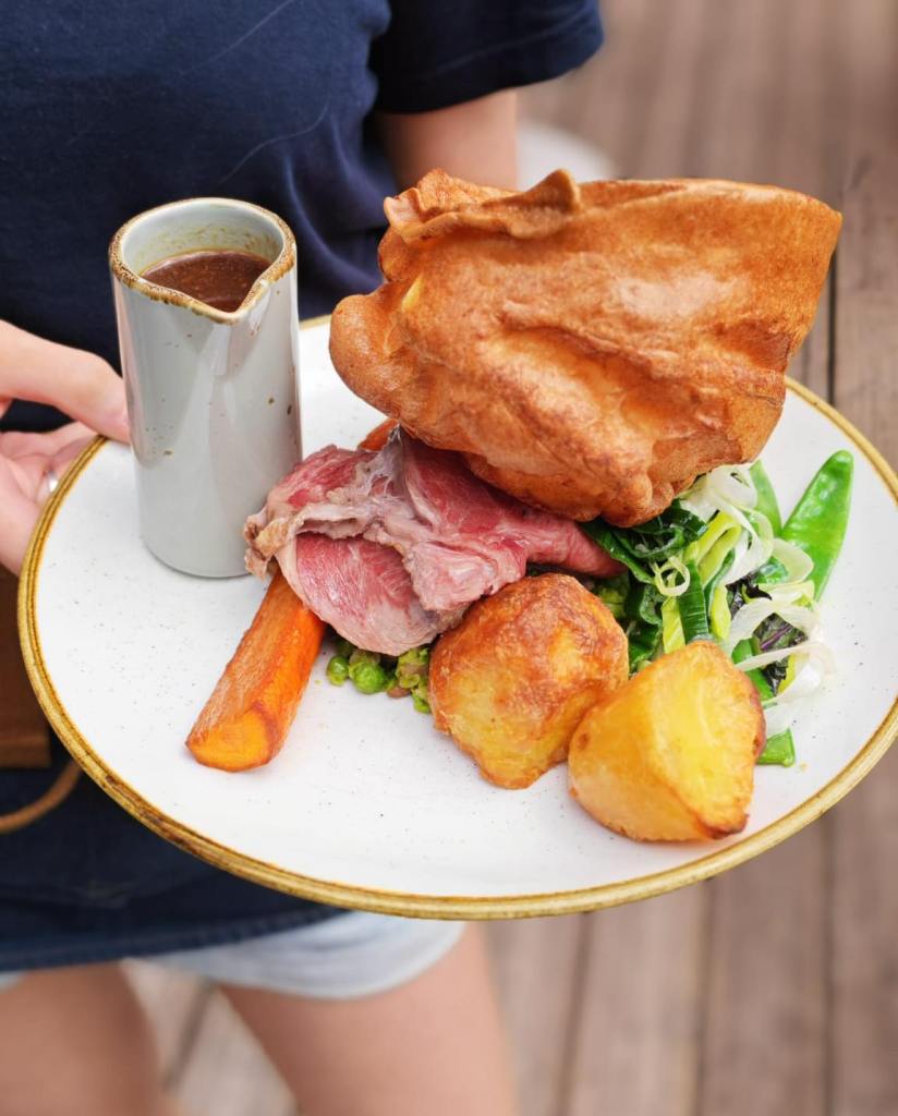 Sunday roast at Three's A Crowd, Harrogate. 