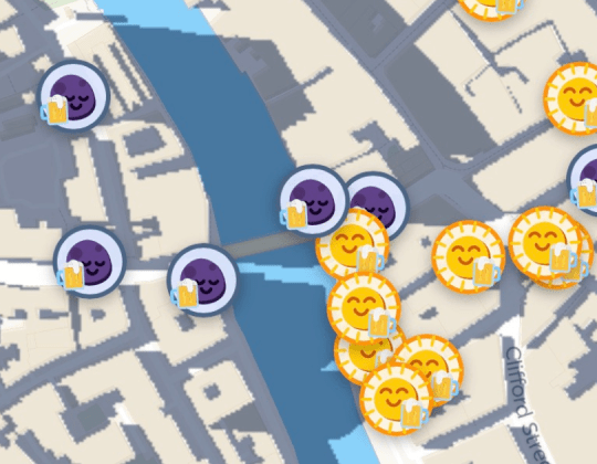 This Interactive Map Shows Which Yorkshire Beer Gardens Are in the Sun in Real Time