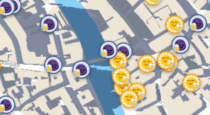This Interactive Map Shows Which Yorkshire Beer Gardens Are in the Sun in Real Time