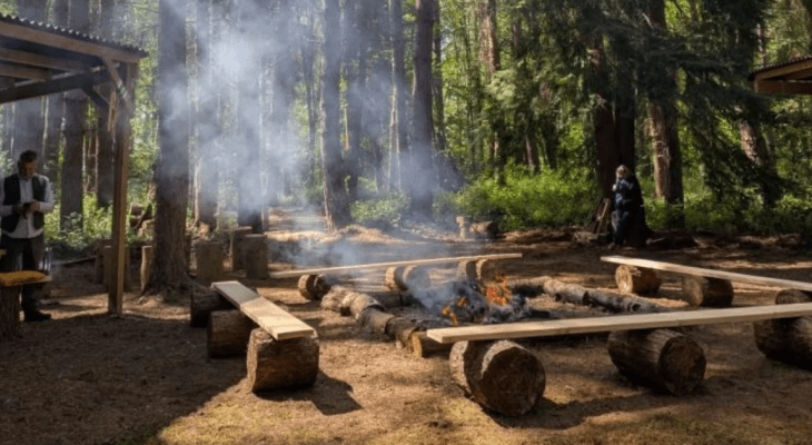 This Hidden Yorkshire Woodland Restaurant Serves Dinner Cooked Over Open Fire