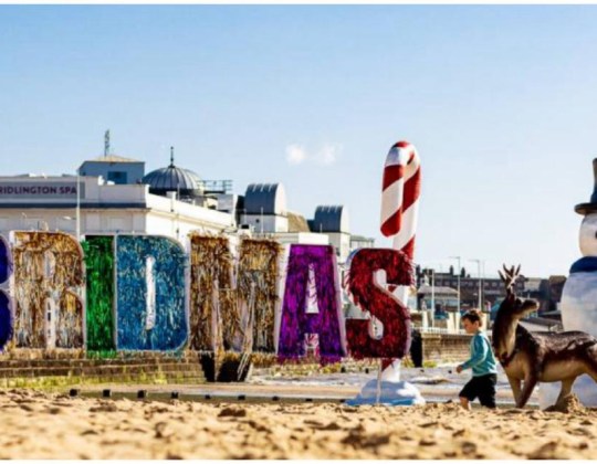 The Yorkshire Coast Town Celebrating Christmas in August