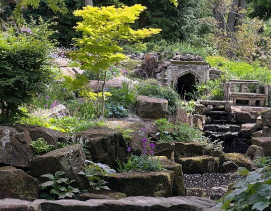 Historic Hall Unveils 113-Year-Old Rock Garden After Major Restoration