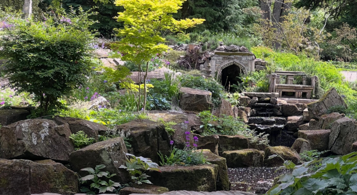 Historic Hall Unveils 113-Year-Old Rock Garden After Major Restoration