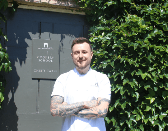 Great British Menu Star Announced As Swinton Estates New Head Chef