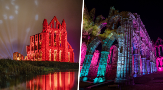 Whitby Abbey To Glow With Spooky Illuminations This Halloween