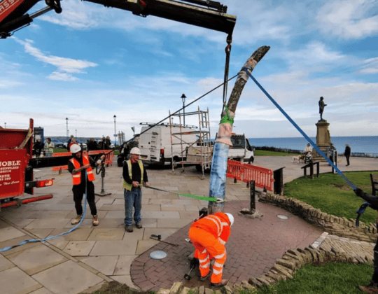 Famous Whitby Whale Bone Arch Removed Ahead Of £70,000 Replacement